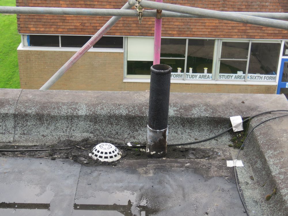 Daklekkage in Fijnaart